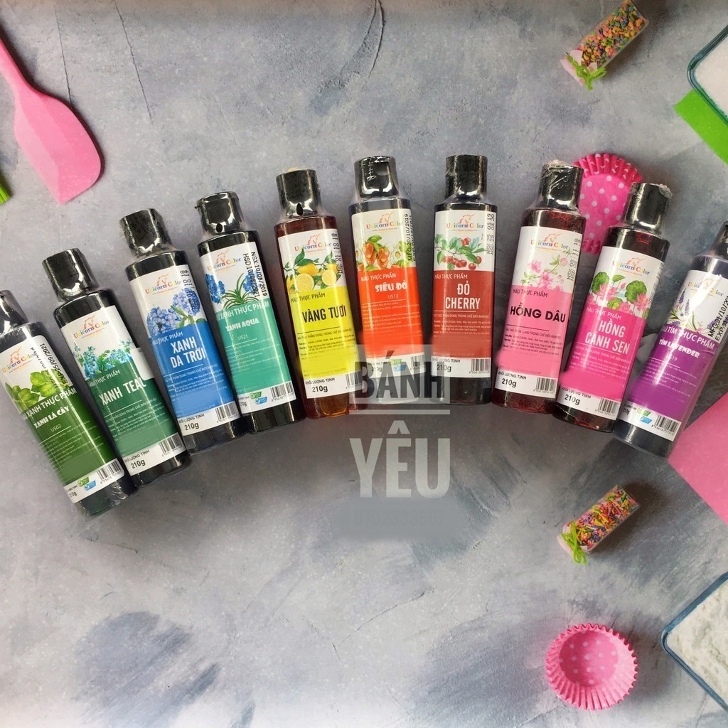 Màu thực phẩm/ Màu bánh kem Unicorn 210g