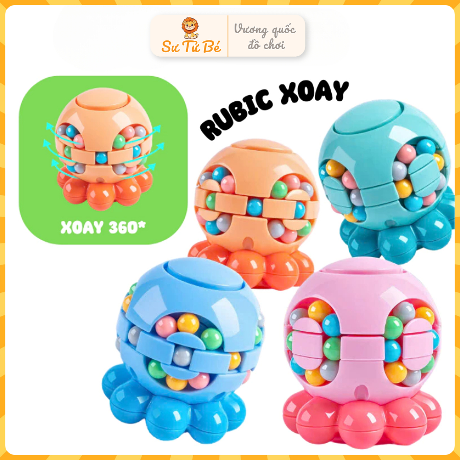 Rubic bạch tuộc khối Rubic hình bạch tuộc dễ thương cho bé yêu