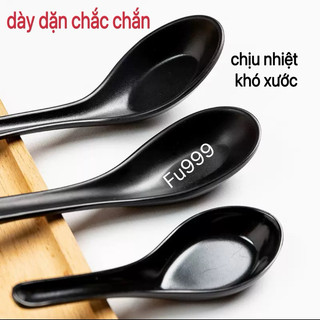 Thìa Phíp Đen Thìa Ăn Cơm ,Súp, Thìa Phở Việt Nhật