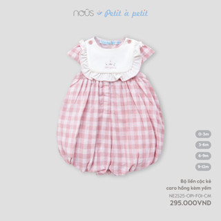 Nous Baby Bộ quần áo Nous cộc liền thân dành cho bé trai, bé gái phối màu sắc họa tiết dễ thương