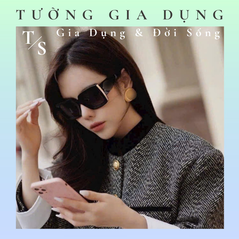 K04 Kính Mát Nữ Form Vuông Lớn