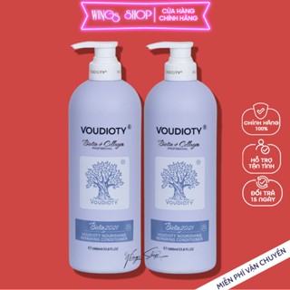 Cặp Dầu Gội Xả Biotin Collagen Tím Kiềm Dầu, Ngăn Gàu, Siêu Mềm Mượt, Hương Nước Hoa 1000ML | Wings Shop