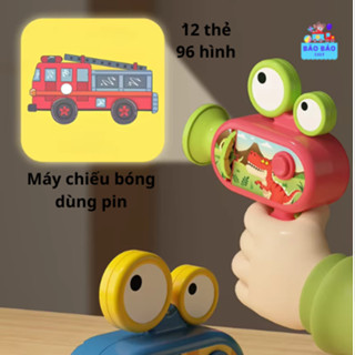 Máy Chiếu Hình Đồ Chơi 12 Thẻ Chiếu 96 Hình Cho Bé Đèn Pin Chiếu Hình Cho Bé Loại Mới Dùng Pin 