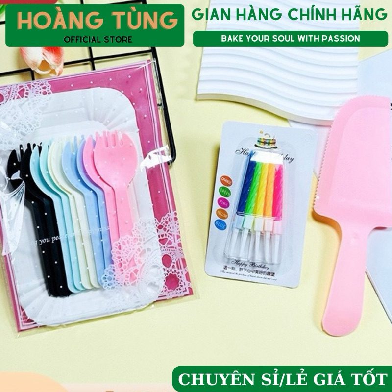 Bộ dao dĩa nến sinh nhật - Set 10  Đặc biệt