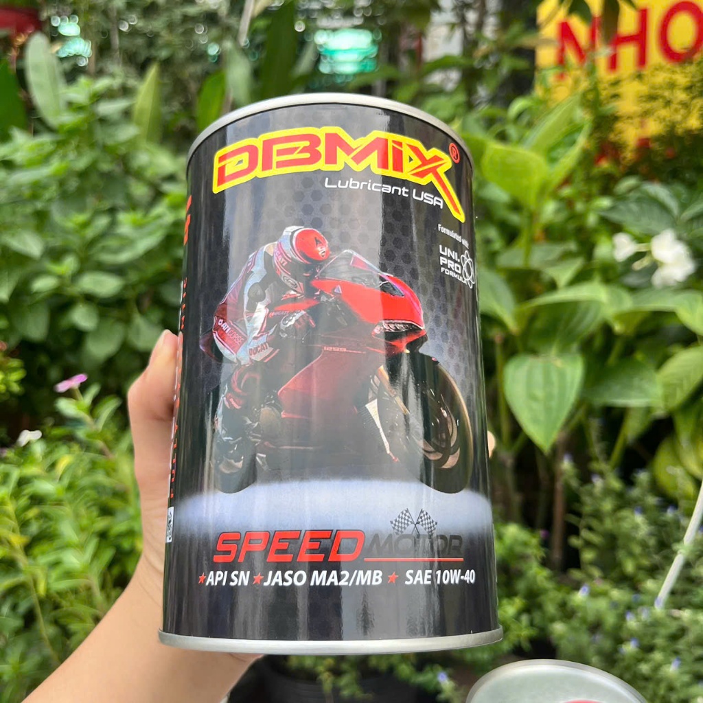 Nhớt Xe Máy Full Tổng Hợp DBMIX 10W40 Cho Xe Số Và Xe Tay Ga 0.8L/1L
