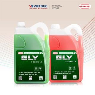 [Tiêu chuẩn Đức] Nước làm mát động cơ Ô Tô GLY FORMULA Xanh/Đỏ Can 4L