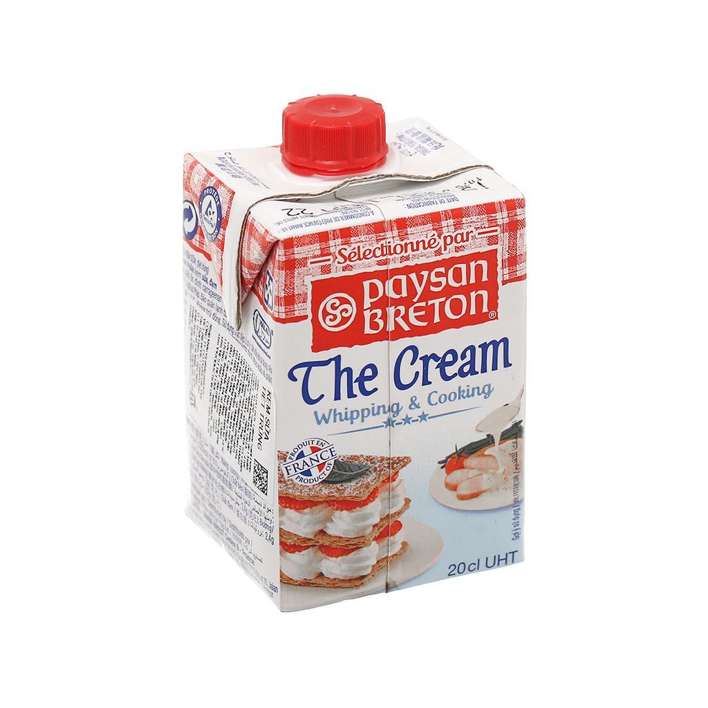 *Giá Sốc* Kem sữa whipping cream Paysan Breton hộp 200ml