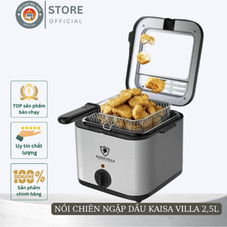 Nồi Chiên Ngập Dầu Kaisa Villa Cao Cấp Dung Tích 2.5L Model JD-804 Bếp Chiên Nhúng Điện Tiện Lợi Bảo Hành 12 Tháng