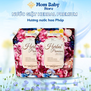 Nước Giặt Xả Herbal Premium Hương Nước Hoa Pháp 3000ml, Lưu Hương Lâu, Làm Mềm Vải, Công Nghệ Sinh Học An Toàn Cho Da