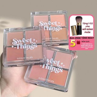 Bảng Phấn Má 4 Ô GOGO TALES Naked Feeling GT307 - GOGOTALES