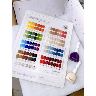 Sét 66 màu Bubgir cao cấp tặng kèm bảng màu và base top
