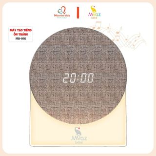 Máy tạo tiếng ồn trắng 4in1 Moaz Bebe MB106 cho bé, đèn ngủ báo thức kết nối bluetooth - Monnie Kids