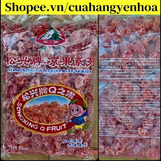  Túi 2kg Xí Muội Đào Hồng ̣  Núi   Trái lớn Đặc Biệt 