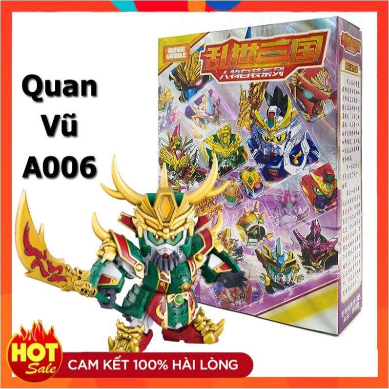 Mô Hình Lắp Ráp Tam Quốc SD Quan Vũ