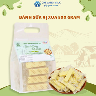  Bánh sữa ba vì vị xưa túi 500gram chuẩn vị sữa đậm vị xưa Chị Vàng Milk 