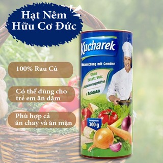 Bột Nêm Rau củ ĐỨC KUCHAREK 100% TỪ RAU CỦ QUẢ hộp 300gram thơm ngon, dinh dưỡng, an toàn cho trẻ nhỏ