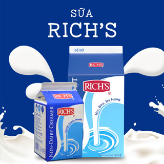 *Giá Sốc* 2 hop Kem béo thực vật Rich ( Rich lùn )  loại 454g