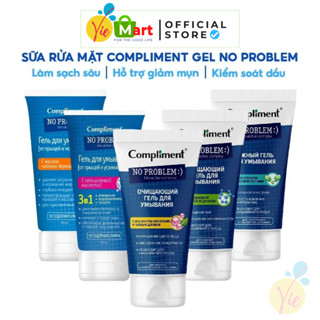 [CHÍNH HÃNG] Sữa Rửa Mặt Giảm Mụn Compliment No Problem 200mL - Làm Sạch Sâu, Giảm Dầu, Mụn