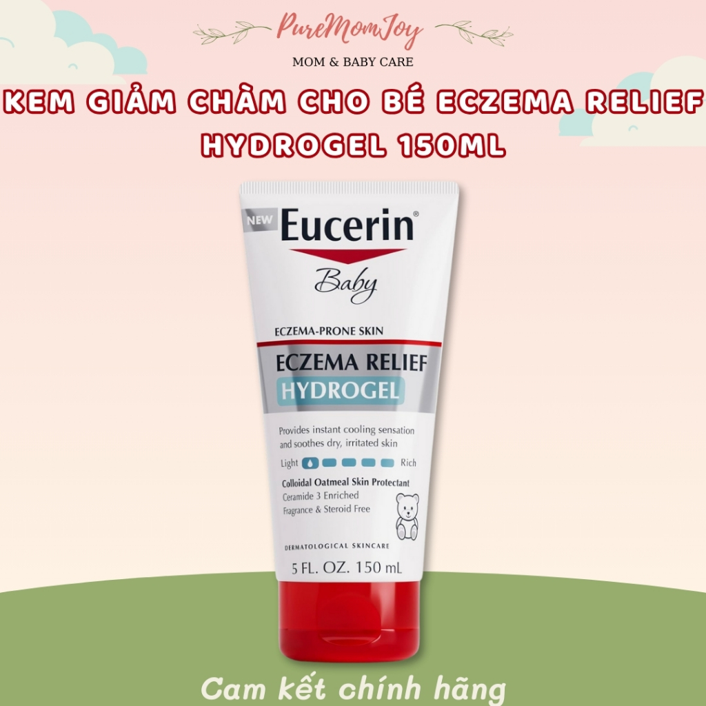Kem Giảm Chàm, Chống Hăm cho Bé Eucerin Eczema Relief Hydrogel 150ml chính hãng Mỹ