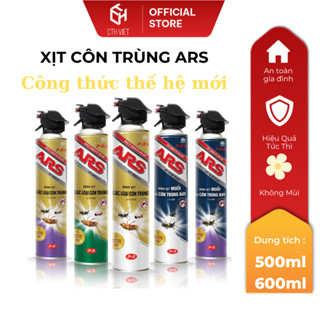 [1 Bình] Xịt Muỗi Không Mùi - Có Mùi Các Loại Côn Trùng Ars Jet Gold 600ml Tiện Lợi