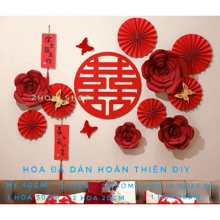 (Có Hình Thật Tế) Set Hoa Backdrop Diy Trang Trí Đám Cưới | dây treo | phụ kiện | decor | nhà cửa | ngày Tết