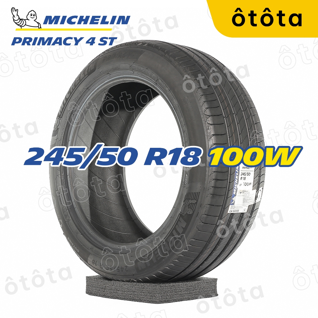 Lốp ô tô Michelin 245/50 R18 100W Primacy 4 ST – Chính Hãng BH 6 năm (245/50R18, 245 50 R18)