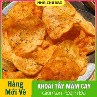 Khoai Tây Mắm Ớt Giòn Tan Đậm Đà - Snack Khoai Tây Sấy Giòn - Đồ Ăn Vặt Đặc Sản NHÀ CHUBBI
