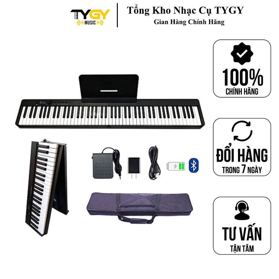 Đàn Piano Gấp Gọn Bora BX-20- Full Box Chính Hãng 
