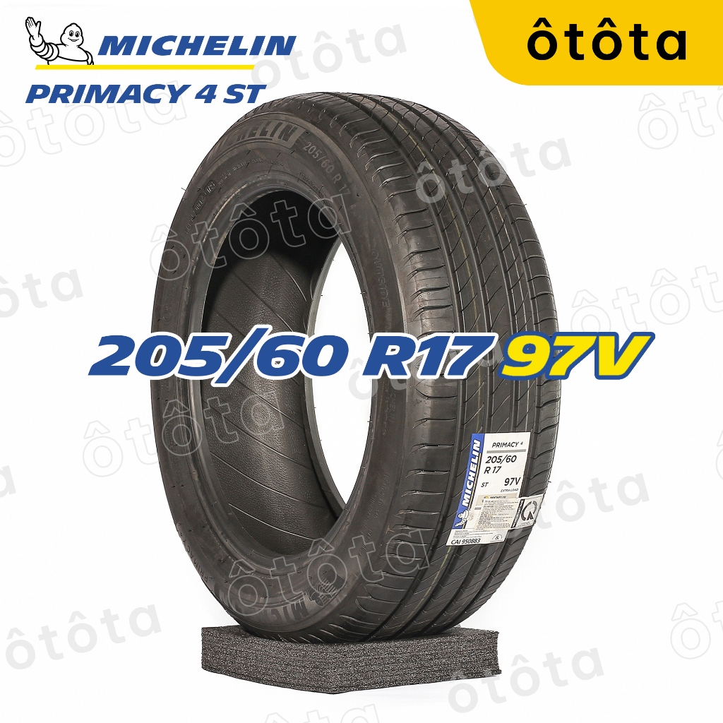 Lốp ô tô Michelin 205/60 R17 97V Primacy 4 ST – Chính Hãng BH 6 năm (205/60R17, 205 60 R17)