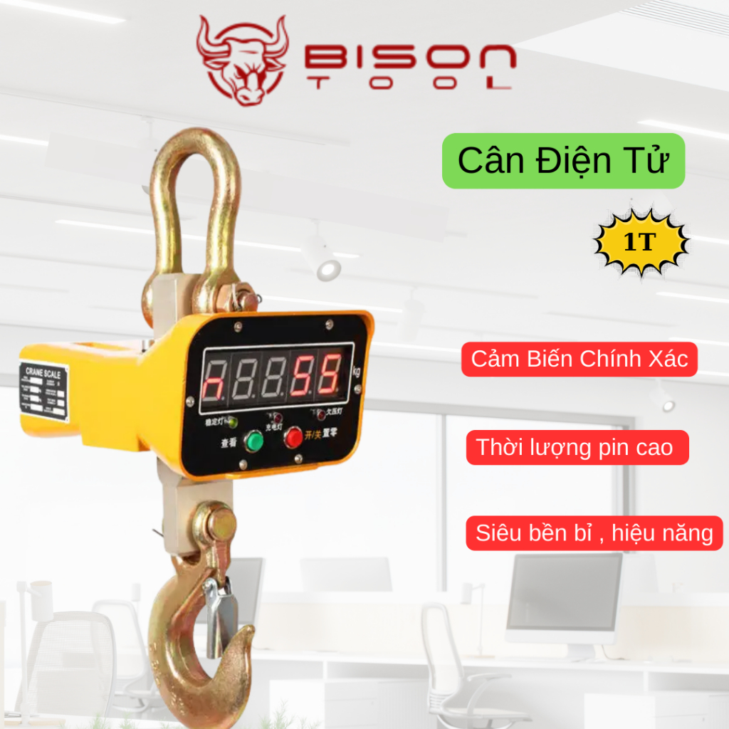 Cân treo điện tử kỹ thuật số chất lượng cao 1 tấn 1000kg Mẫu mới Cân điện tử