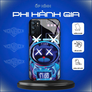 Ốp Lưng OPPO RENO 6 5G, 6Z 5G Ốp kính bóng cao cấp Phi Hành Gia