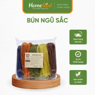  Bún ngũ sắc Homefood 1kg – Bún sạch nguyên chất từ rau củ tự nhiên 
