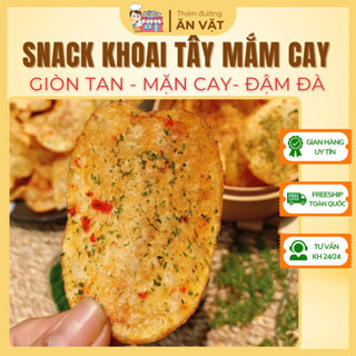  🥔SIÊU GHIỀN🥔 Khoai Tây Sấy Mắm Cay - Snack Khoai Tây - Khoai Tây Mắm Ớt - Đồ Ăn Vặt NGONSTORE 