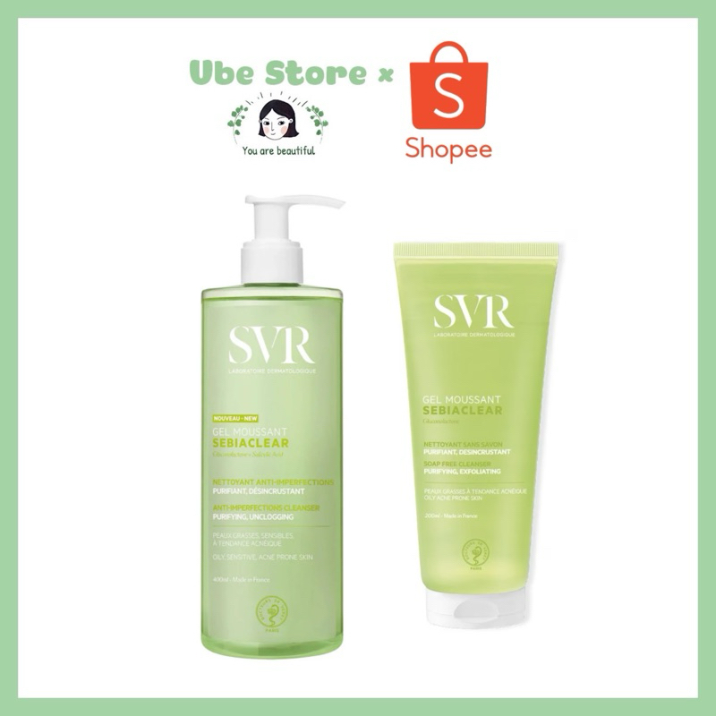 SỮA RỬA MẶT SVR SEBIACLEAR GEL MOUSSANT 400ML