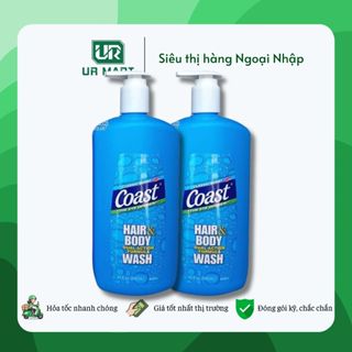 ( NHẬP KHẨU MỸ CHÍNH HÃNG ) Sữa Tắm - Gội Coast 2 in 1 946ml