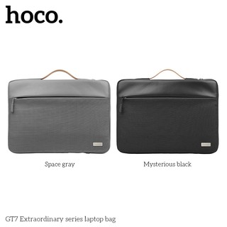 Túi đựng laptop và máy tính bảng Hoco GT7 kích thước 14/16inch, mỏng gọn, Chất liệu Vải jacquard năm lưới + da sợi nhỏ