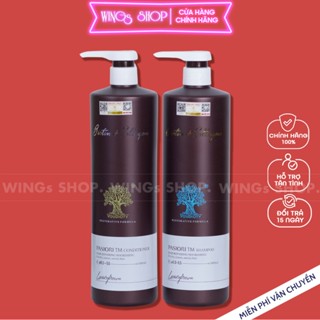 Cặp Dầu Gội Xả Biotin Collagen Lux Brown 1000ML Giảm Rụng, Giúp Mọc Tóc, Ngăn Ngừa Gàu | Wings Shop
