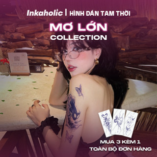 [Inkaholic x Bảo Khuyên Mơ Lớn Collection] Hình xăm dán tạm thời 15 ngày Inkaholic, chống nước