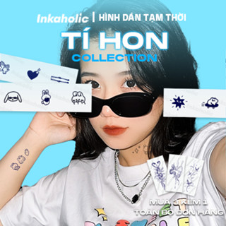 [Chủ đề Tí Hon + Cung Hoàng Đạo ] Hình xăm dán tạm thời Inkaholic 15 ngày và chống nước, hình mini cute.