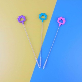 Bộ rửa bình sữa bọt biển 2 chi tiết xốp cao cấp, cây rửa bình sữa