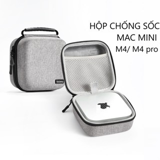 Túi hộp phom cứng chống sốc đựng Mac mini M4 và phụ kiện công nghệ, cáp sạc, pin dự phòng, ổ cứng - Baona Boona F040