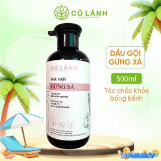 Dầu Gội Thảo Dược Gừng Sả Cỏ Lành 500ml Giúp Tóc Chắc Khoẻ, Ngăn Gàu Và Giữ Ấm Da Đầu