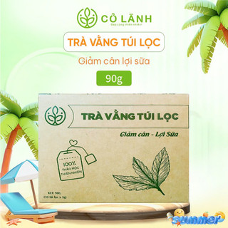  Trà Vằng Túi Lọc Cỏ Lành Giảm Cân Lợi Sữa 90g 