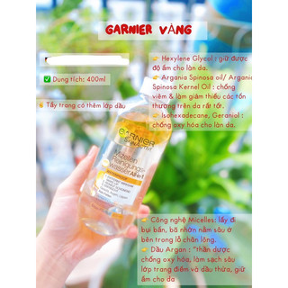 Tẩy trang Garnier 400ml