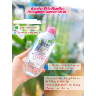 Tẩy trang Garnier 400ml