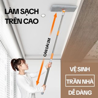 Cây Lau Trần Nhà KITIMOP CEILING, Cây Lau Tường, Chổi Lau Trần Nhà Thông Minh