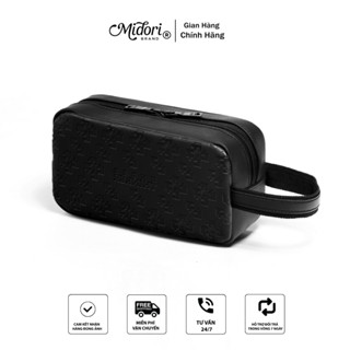 Túi Clutch Da PU Đa Năng BIRON Nam Nữ Thể Thao Du Lịch Đựng Mỹ Phẩm Hộp Bút Nhỏ Gọn | MIDORI FOR MAN