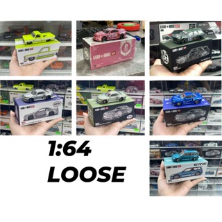 Mô hình xe Honda NSX Kaido Racing NSX Nissan R33 Civic Datsun GTR R34 Loose đã bóc seal tỉ lệ 1:64 Kaido House KHMG