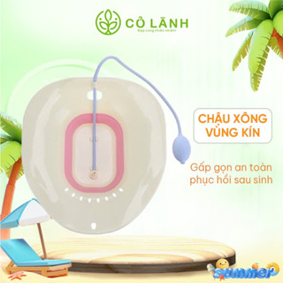 Chậu Xông Vùng Kín Gấp Gọn Cỏ Lành - Hỗ Trợ Phục Hồi Sau Sinh