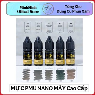 Mực PMU Nano Chính Hãng Cao Cấp, Mực PMU Chuẩn Mày, Mí